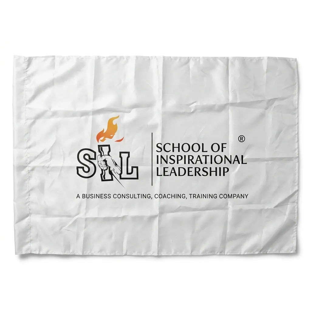 Custom printed corporate flag